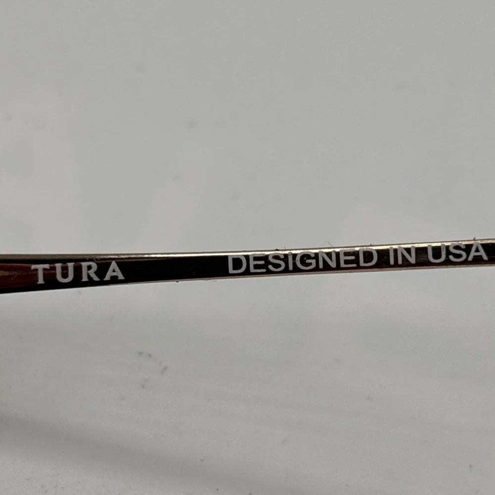 Tura R561 Burgundy Crystal Designer Eyeglasses Frame 53-15-140mm w/case